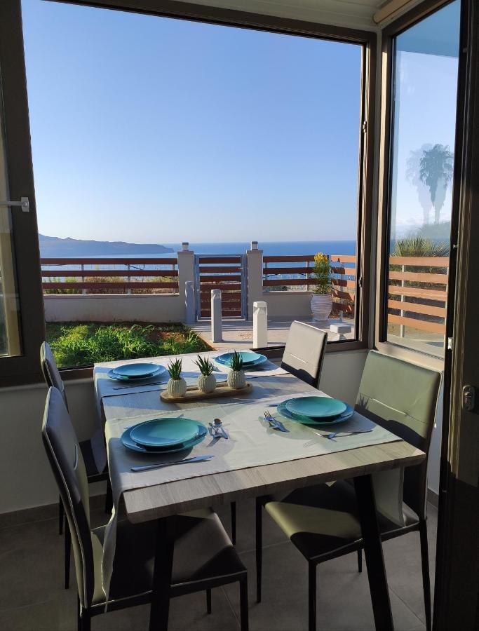 Wish Sea & Mountain View Villa Stalos Exterior photo