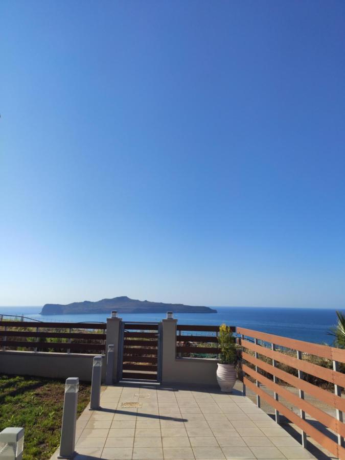Wish Sea & Mountain View Villa Stalos Exterior photo